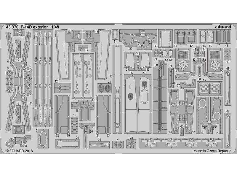 F-14D exterior 1/48 - zdjęcie 1 F-14D exterior 1/48 - zdjęcie 1