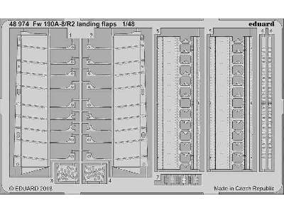 Fw 190A-8/ R2 landing flaps 1/48 - zdjęcie 1