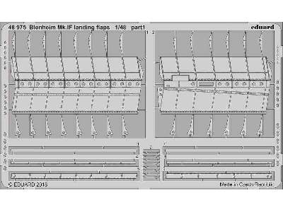 Blenheim Mk. IF landing flaps 1/48 - Airfix - zdjęcie 1