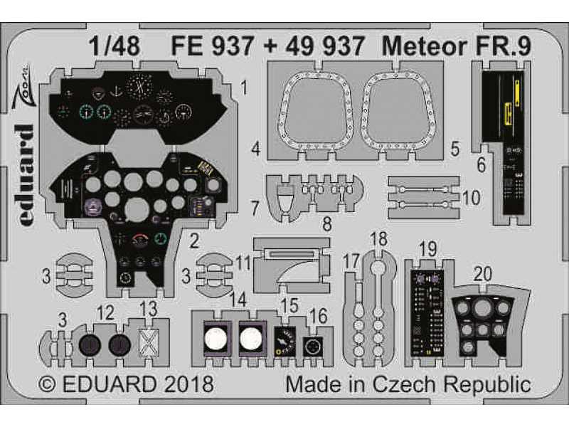 Meteor FR.9 interior 1/48 - zdjęcie 1