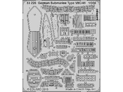 German Submarine Type VIIC/41 1/350 - zdjęcie 1