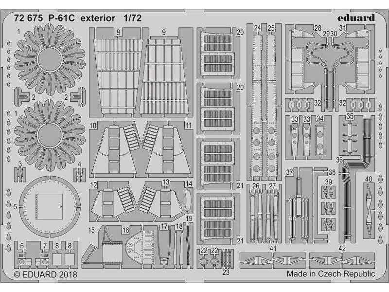 P-61C exterior 1/72 - zdjęcie 1