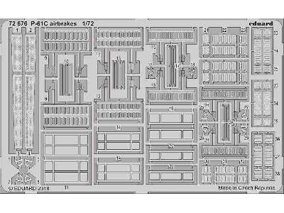 P-61C airbrakes 1/72 - Hobby Boss - zdjęcie 1