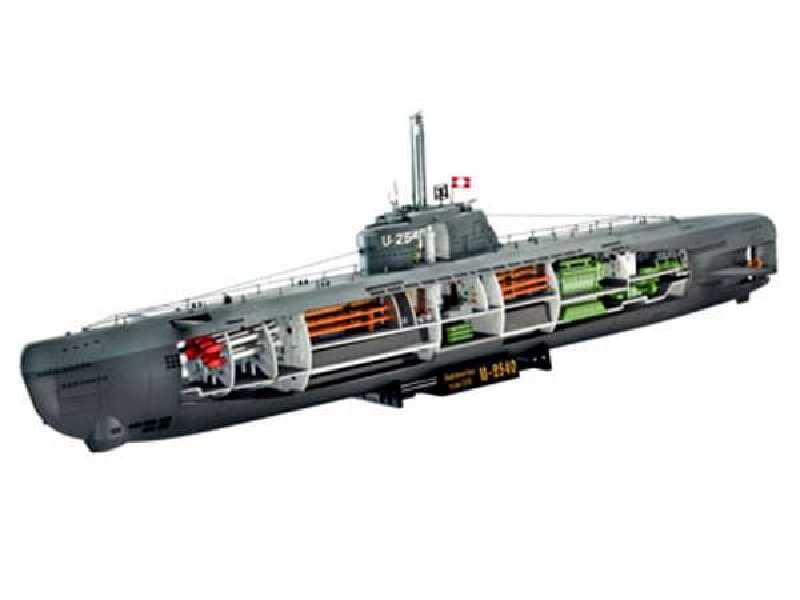 Niemiecki U-Boot Typ XXI z wnętrzem - zdjęcie 1 Niemiecki U-Boot Typ XXI z wnętrzem - zdjęcie 1