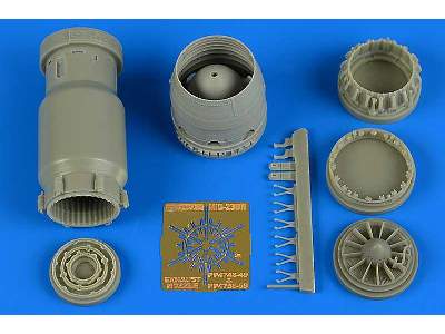 MiG-23BN late exhaust nozzle - opened - Trumpeter - zdjęcie 1