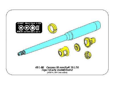 Lufa 88 mm KwK 36 L/56 do czołgu Tiger I z wczesnej produkcji - zdjęcie 17