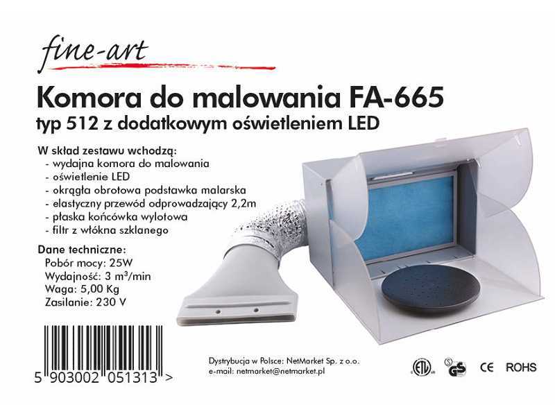 Wyciąg Do Malowania Typ 512 Z Dodatkowym Oświetleniem Led - zdjęcie 1 Wyciąg Do Malowania Typ 512 Z Dodatkowym Oświetleniem Led - zdjęcie 1