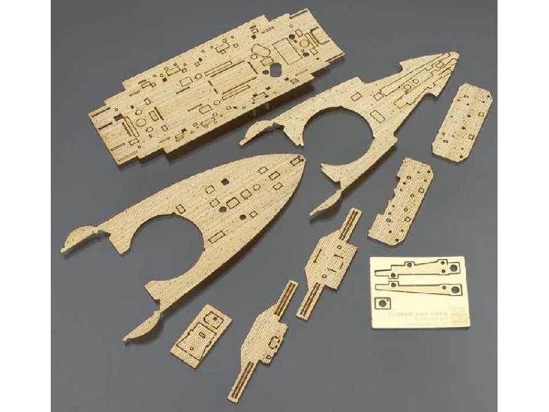 Qg48 IJN Battleship Mikasa Wooden Deck - zdjęcie 1 Qg48 IJN Battleship Mikasa Wooden Deck - zdjęcie 1