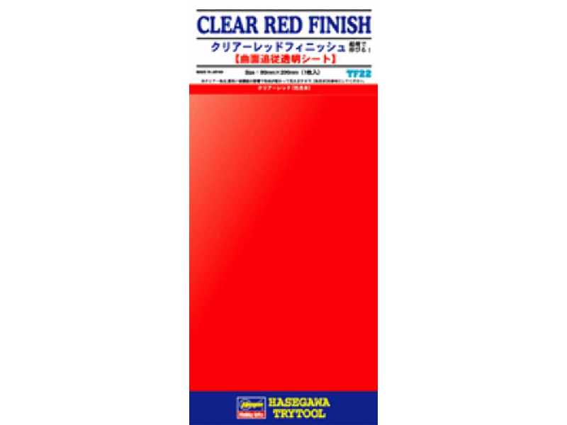 71822 Clear Red Finish - zdjęcie 1 71822 Clear Red Finish - zdjęcie 1