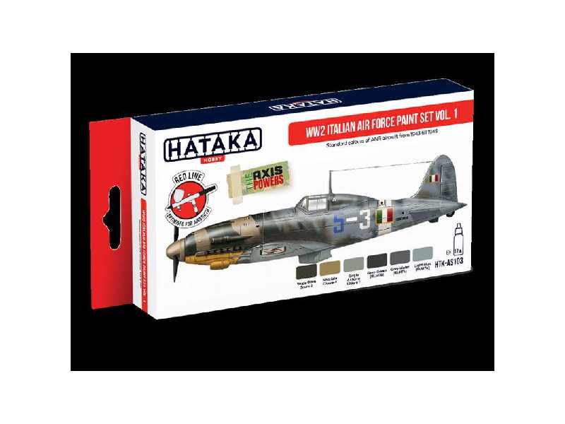 WW2 Italian Air Force Paint Set Vol.1 - zdjęcie 1 WW2 Italian Air Force Paint Set Vol.1 - zdjęcie 1