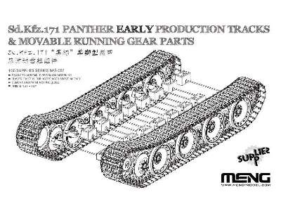 Sd.Kfz.171 Panther Early Production Tracks & Movable Running Gea - zdjęcie 1