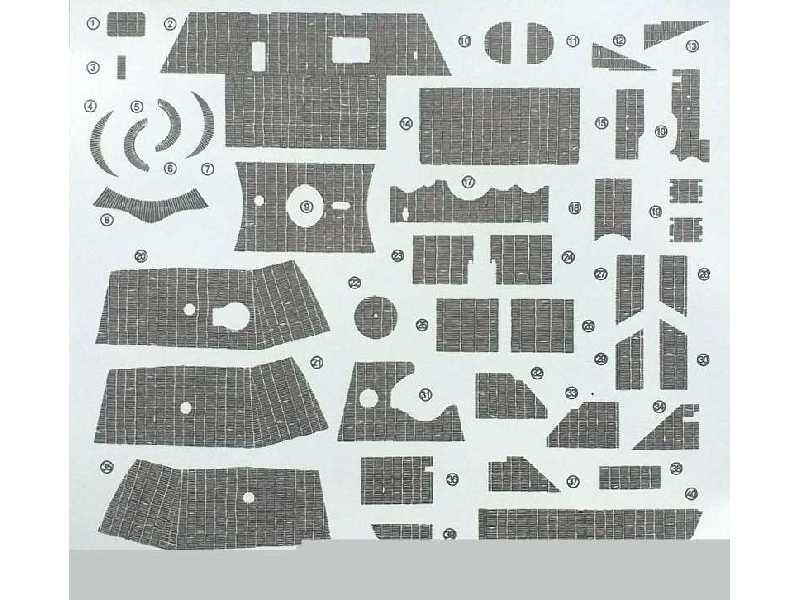 Sd.Kfz.171 Panther Ausf.D Zimmerit Decal German Medium Tank - zdjęcie 1