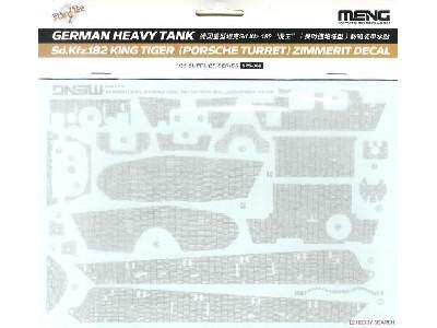 German Heavy Tank Sd.Kfz.182 King Tiger (Porsche Turret) Zimmeri - zdjęcie 1