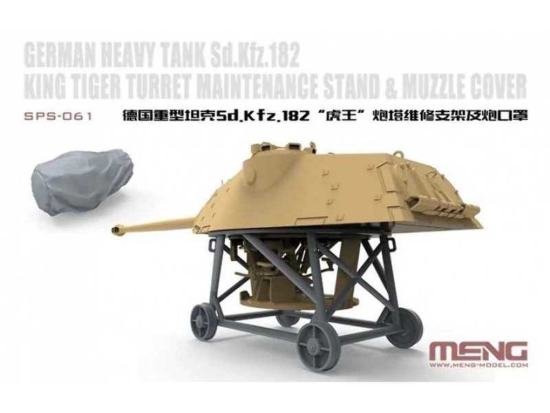 German Heavy Tank Sd.Kfz.182 King Tiger Turret Maintence Stand & - zdjęcie 1 German Heavy Tank Sd.Kfz.182 King Tiger Turret Maintence Stand & - zdjęcie 1