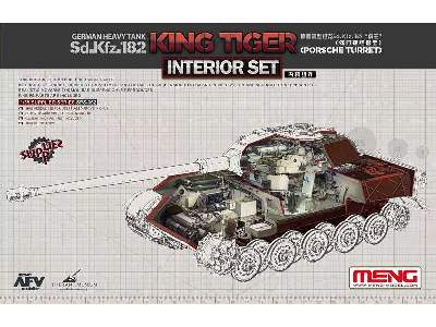 Wnętrze do Sd.Kfz.182 King Tiger Porsche Turret   - zdjęcie 1