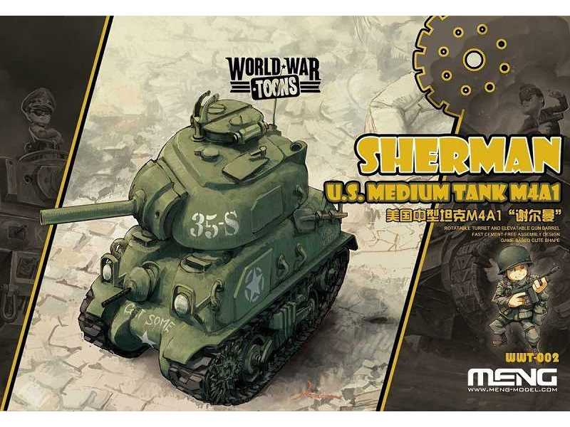 World War Toons - U.S. Medium Tank M4a1 Sherman - zdjęcie 1 World War Toons - U.S. Medium Tank M4a1 Sherman - zdjęcie 1