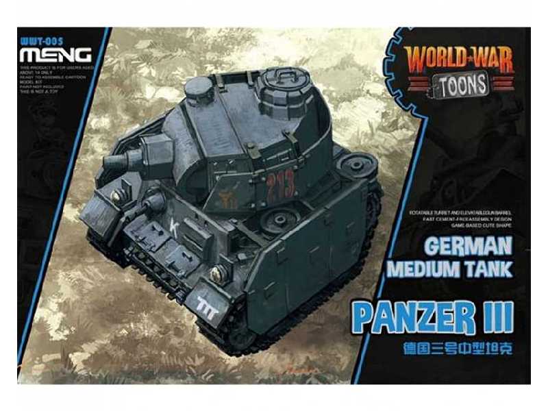 World War Toon German Medium Tank Panzer Iii - zdjęcie 1 World War Toon German Medium Tank Panzer Iii - zdjęcie 1