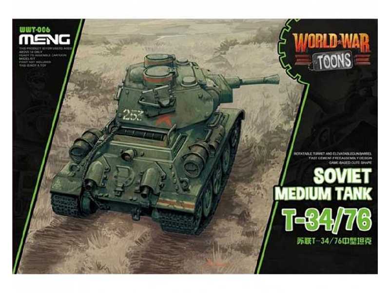 World War Toon Soviet Medium Tank T-34/76 - zdjęcie 1 World War Toon Soviet Medium Tank T-34/76 - zdjęcie 1