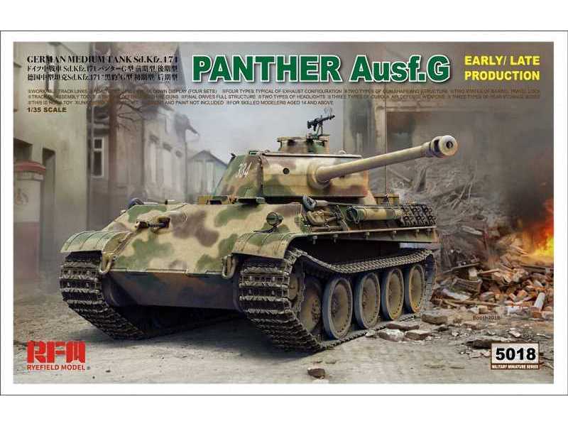Pantera Ausf.G Sd.Kfz.171 wczesna-późna - zdjęcie 1 Pantera Ausf.G Sd.Kfz.171 wczesna-późna - zdjęcie 1