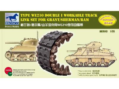 Gąsienice typu WE210 Double do czołgów  Grant/Sherman/Ram - zdjęcie 1