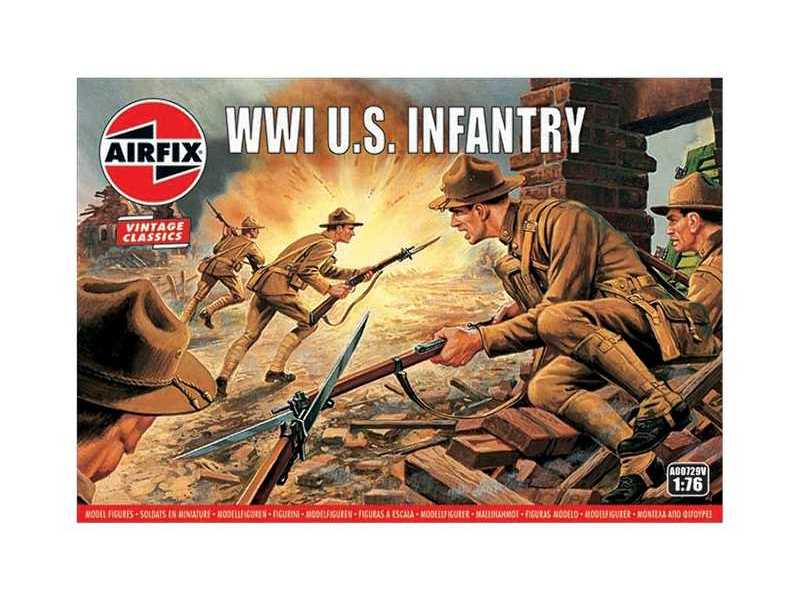 Airfix Vintage Classics - Amerykańska piechota - I W.Ś. - zdjęcie 1 Airfix Vintage Classics - Amerykańska piechota - I W.Ś. - zdjęcie 1