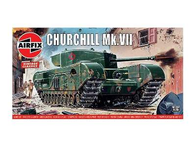 Airfix Vintage Classics - Churchill Mk.VII Tank - zdjęcie 1