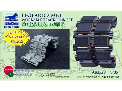 Gąsienice do Leopard 2 MBT Workable Track Link Set - zdjęcie 1