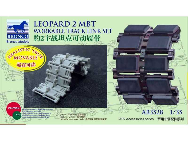 Gąsienice do Leopard 2 MBT Workable Track Link Set - zdjęcie 1 Gąsienice do Leopard 2 MBT Workable Track Link Set - zdjęcie 1