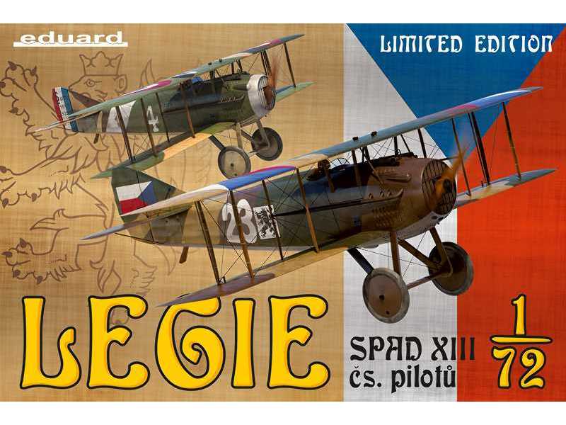 Legie - SPAD XIIIs flown by Czechoslovak pilots 1/72 - zdjęcie 1 Legie - SPAD XIIIs flown by Czechoslovak pilots 1/72 - zdjęcie 1
