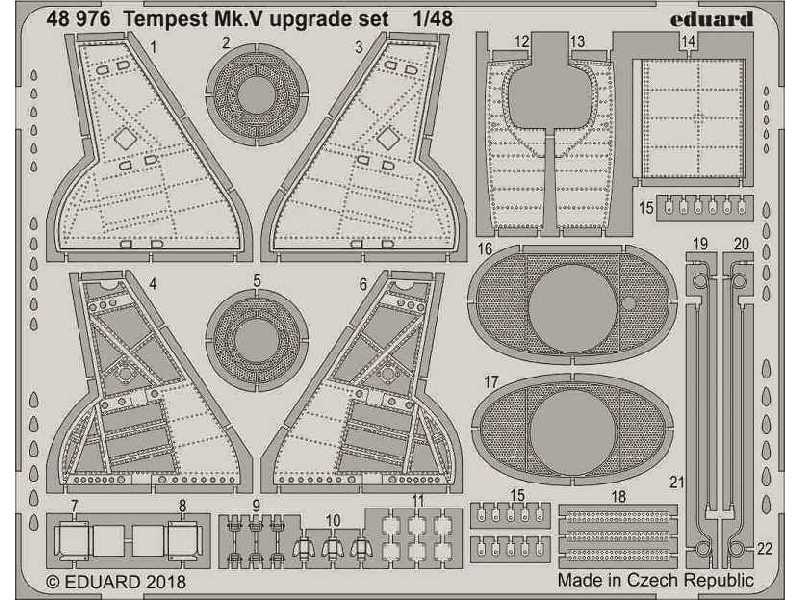 Tempest Mk. V upgrade set 1/48 - zdjęcie 1 Tempest Mk. V upgrade set 1/48 - zdjęcie 1
