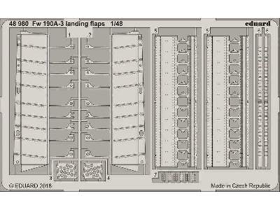 Fw 190A-3 landing flaps 1/48 - zdjęcie 1