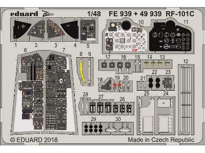 RF-101C interior 1/48 - Kitty Hawk - zdjęcie 1