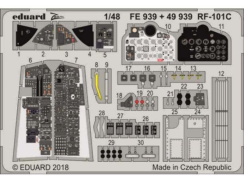 RF-101C interior 1/48 - Kitty Hawk - zdjęcie 1