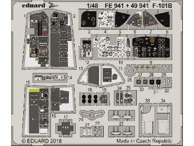 F-101B interior 1/48 - Kitty Hawk - zdjęcie 1