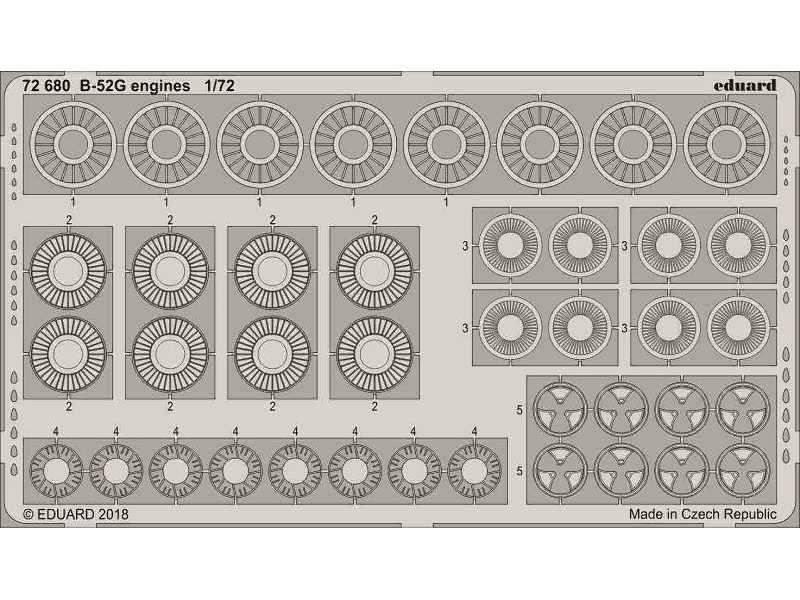 B-52G engines 1/72 - zdjęcie 1