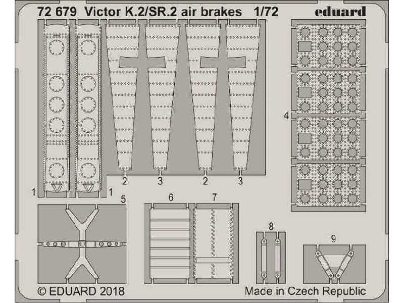 Victor K.2/ SR.2 airbrakes 1/72 - zdjęcie 1
