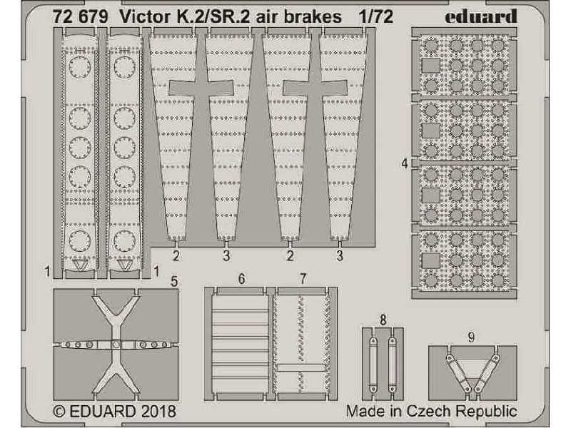 Victor K.2/ SR.2 airbrakes 1/72 - zdjęcie 1 Victor K.2/ SR.2 airbrakes 1/72 - zdjęcie 1