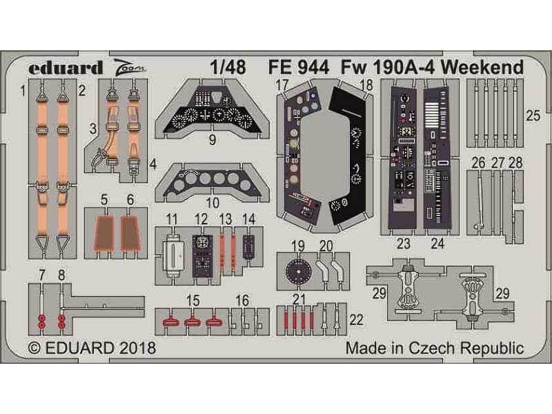 Fw 190A-4 Weekend 1/48 - zdjęcie 1 Fw 190A-4 Weekend 1/48 - zdjęcie 1