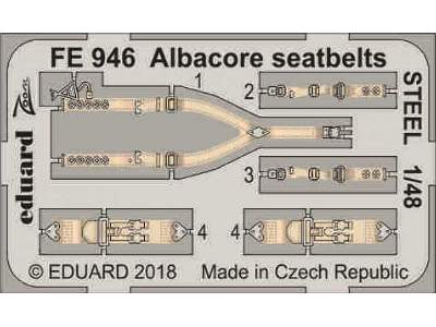 Albacore seatbelts STEEL 1/48 - zdjęcie 1