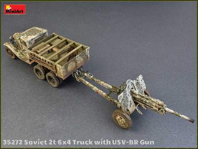 Sowiecka ciężarówka 2t 6x4 z armatą polową 76mm USV-BR  - zdjęcie 37