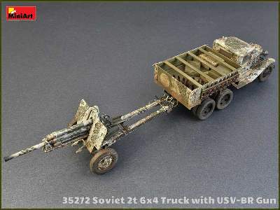 Sowiecka ciężarówka 2t 6x4 z armatą polową 76mm USV-BR  - zdjęcie 38