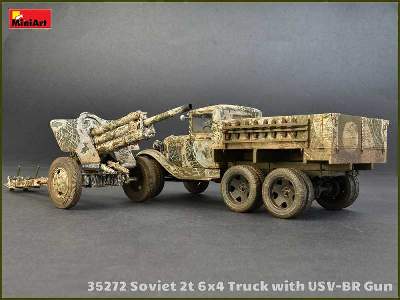 Sowiecka ciężarówka 2t 6x4 z armatą polową 76mm USV-BR  - zdjęcie 47