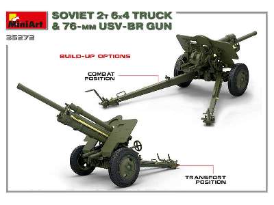 Sowiecka ciężarówka 2t 6x4 z armatą polową 76mm USV-BR  - zdjęcie 52