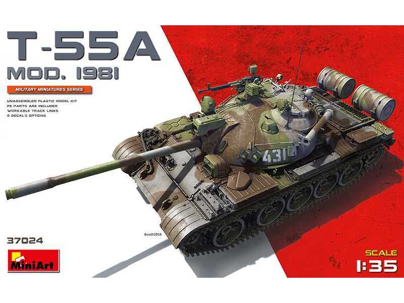 T-55a model 1981 - zdjęcie 1 T-55a model 1981 - zdjęcie 1