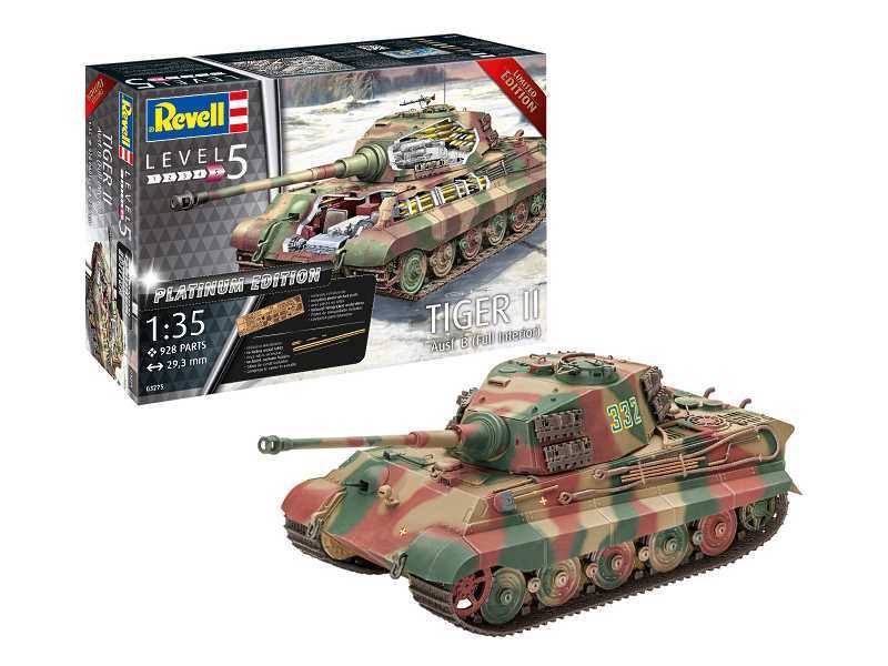 TIGER II Ausf. B - Full Interior (Platinum Edition) - zdjęcie 1 TIGER II Ausf. B - Full Interior (Platinum Edition) - zdjęcie 1