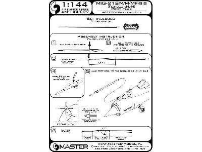 Mig-21 Sm/M/Mf/Bis (Fishbed) - Rurka Pitota - zdjęcie 1