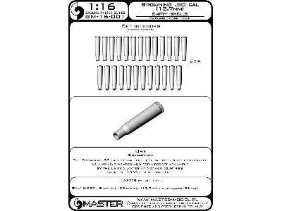 Browning .50 Caliber (12,7mm) - Łuski (25sztuk) - zdjęcie 1