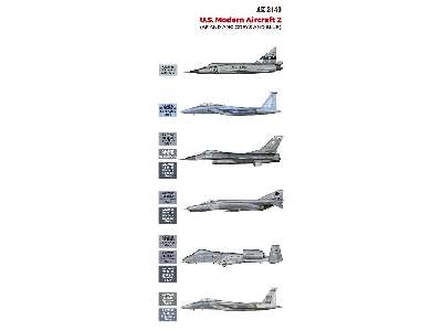 U.S. Modern AircRAFt 2 Set - zdjęcie 2