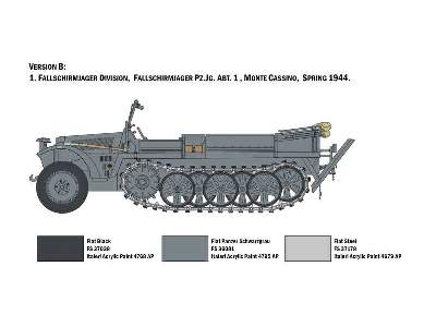 Sd.Kfz. 10 Demag D7 + niemieccy spadachroniarze - zdjęcie 5