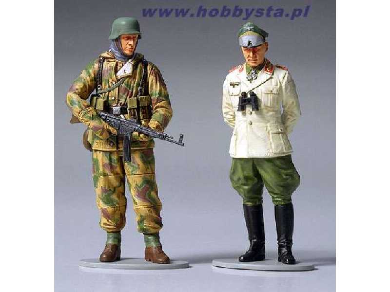 Feldmarschall Rommel + German Infantryman - zdjęcie 1 Feldmarschall Rommel + German Infantryman - zdjęcie 1